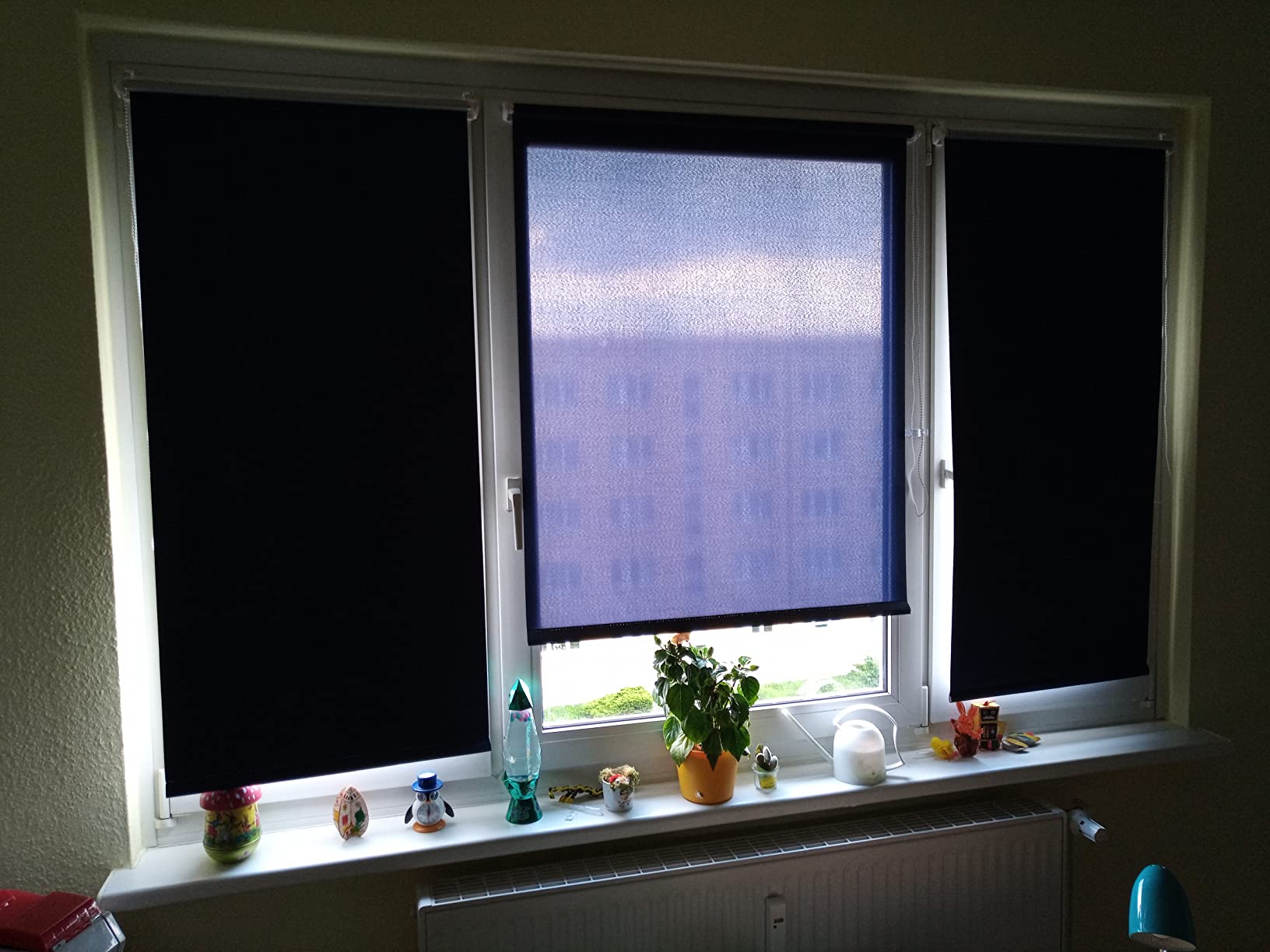 K-Home Minirollo Klemmfix 40x150 cm Weiß Tageslicht