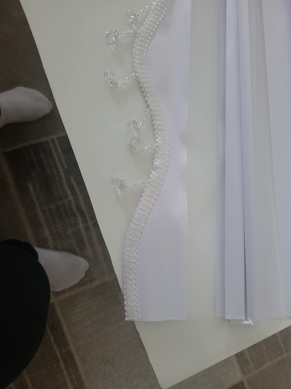 Brillant Doppelrollo Klemmfix Weiß 50 x 200 cm blickdicht