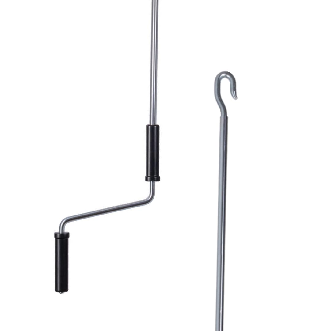 Warema Terrea Markisenkurbel 1600 mm Stahl verzinkt Haken