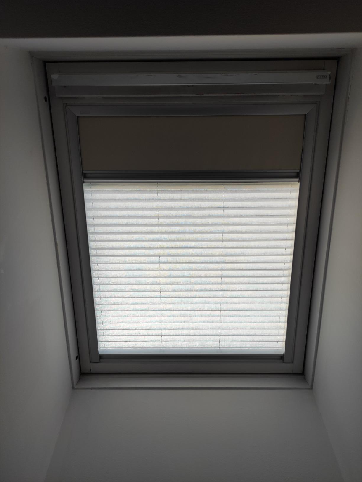 VELUX Verdunkelung Plus C02 Verdunkelungsrollo Weiß Duo