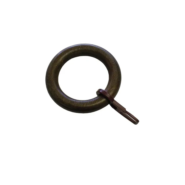 GARDINIA Memphis Gardinenringe 28 mm Messing-Antik 10 Stück