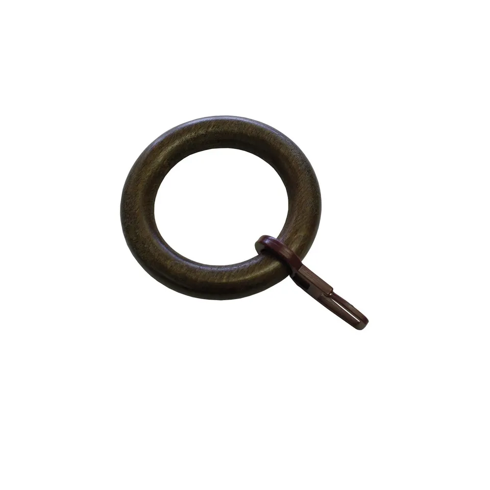 GARDINIA Memphis Gardinenringe 28 mm Messing-Antik 10 Stück