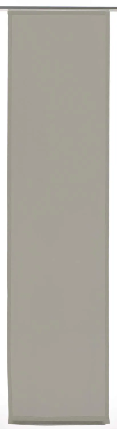 GARDINIA Solid Flächenvorhang Basic Anthrazit 60x245
