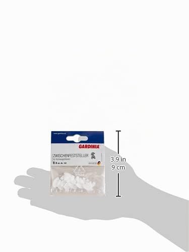 GARDINIA Chicago Zwischenfeststeller weiß 6 Stück Schiene