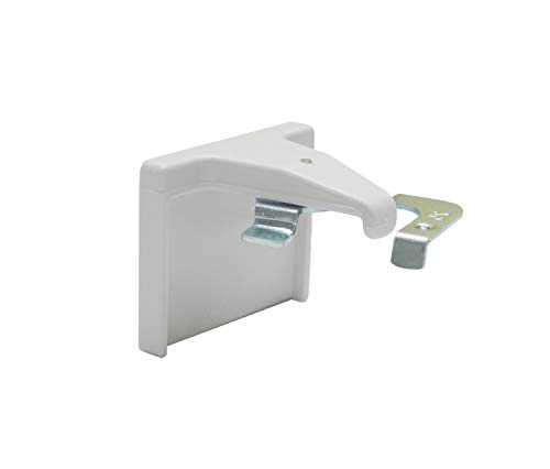 GARDINIA Solid Klebeträger-Set Jalousie Weiß 2 Stück ohne Bohren