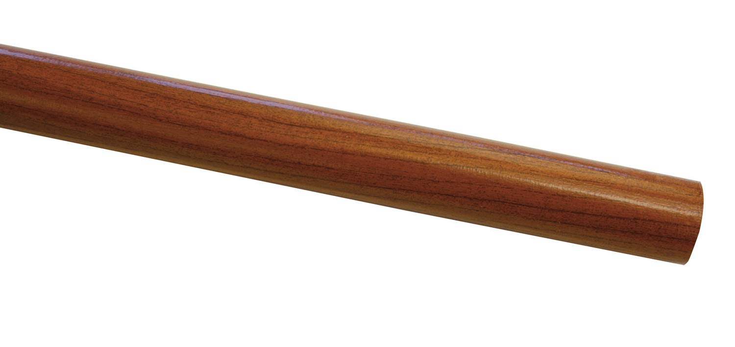 GARDINIA Country Gardinenstange Holz 160cm Castel-Eiche