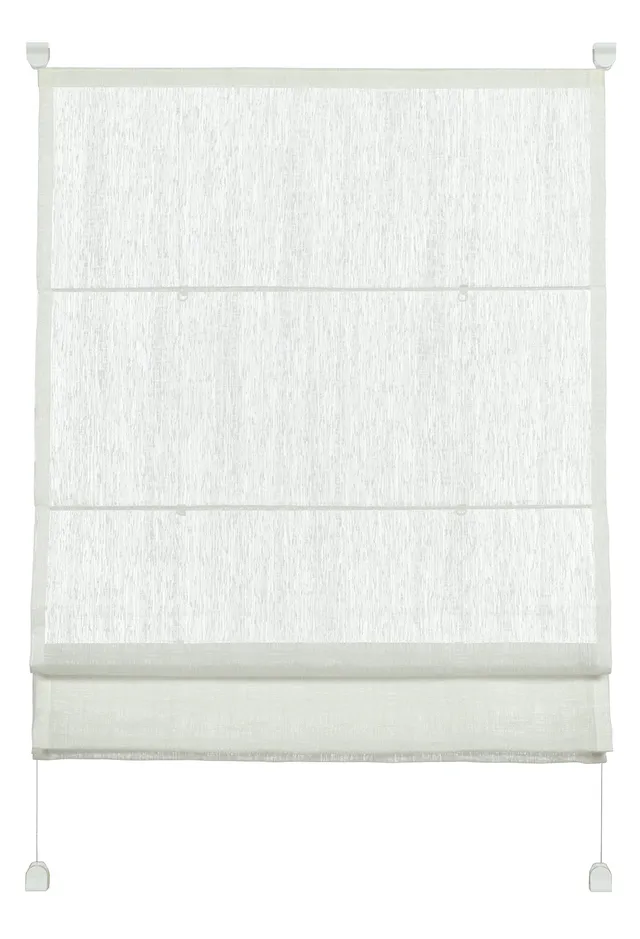 Gardinia Easyfix Raffrollo 90x140 Weiß Transparent 33924