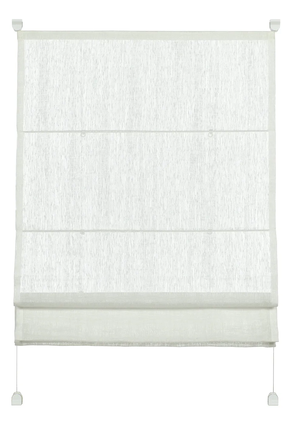 Gardinia Easyfix Raffrollo 90x140 Weiß Transparent 33924