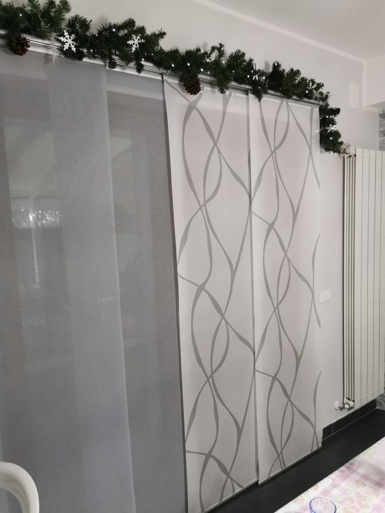 Gardinia Solid Flächenvorhang Entry Grau 60x245 cm Sichtschutz