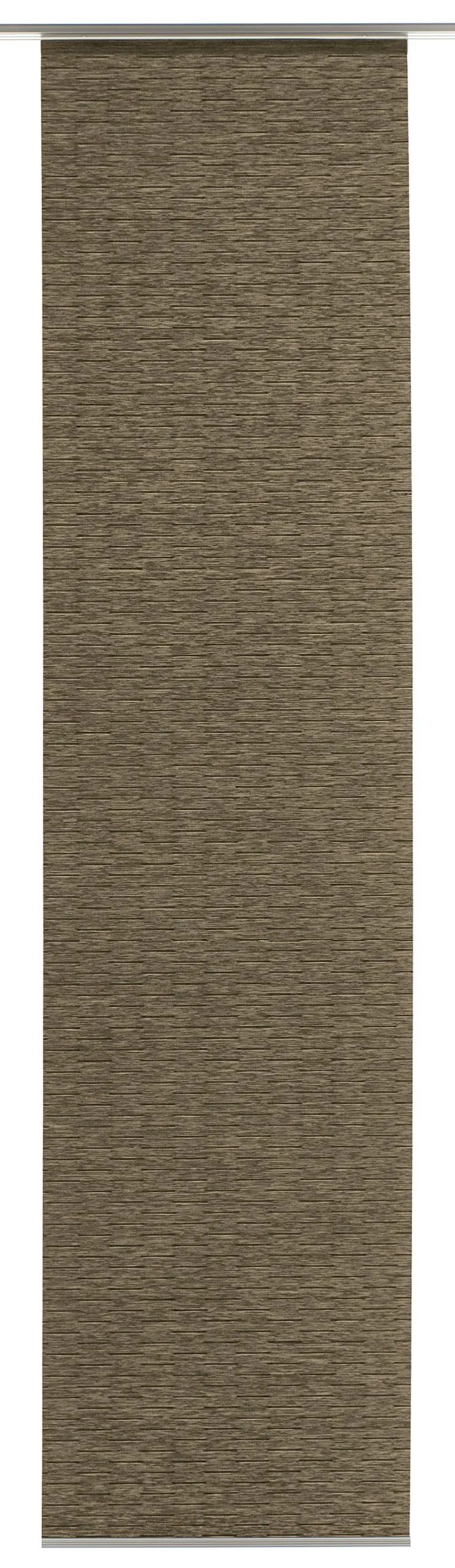 Gardinia Solid Flächenvorhang braun 60x245 Nougat lichtdurchlässig