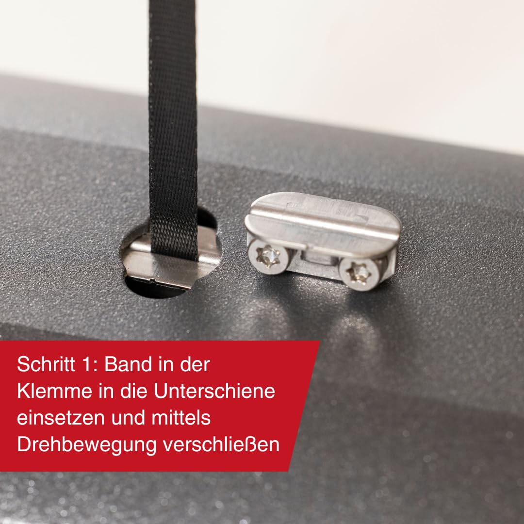Warema Terrea Aufzugsbandklemmen Metall 10 Stück Jalousie