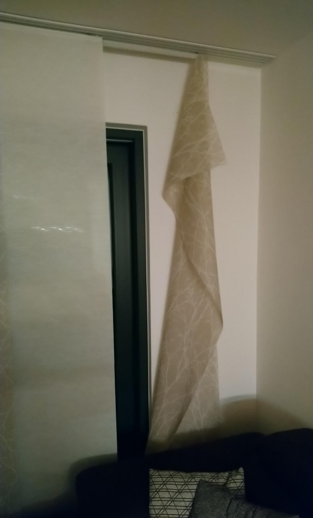 Gardinia Solid Flächenvorhang Äste Beige 60x245 cm