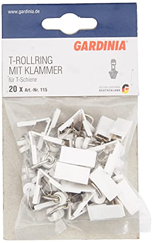 GARDINIA Chicago 115 T-Rollringe Vorhangringe 20er