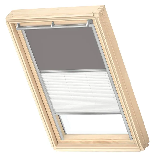 Velux Verdunkelung Plus DFD CK02 Rollo Grau 37x58 cm