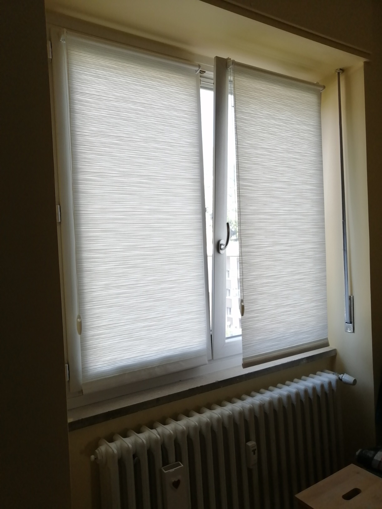 GARDINIA EASYFIX Rollo 721 Stickerei Silber 75x150 cm blickdicht