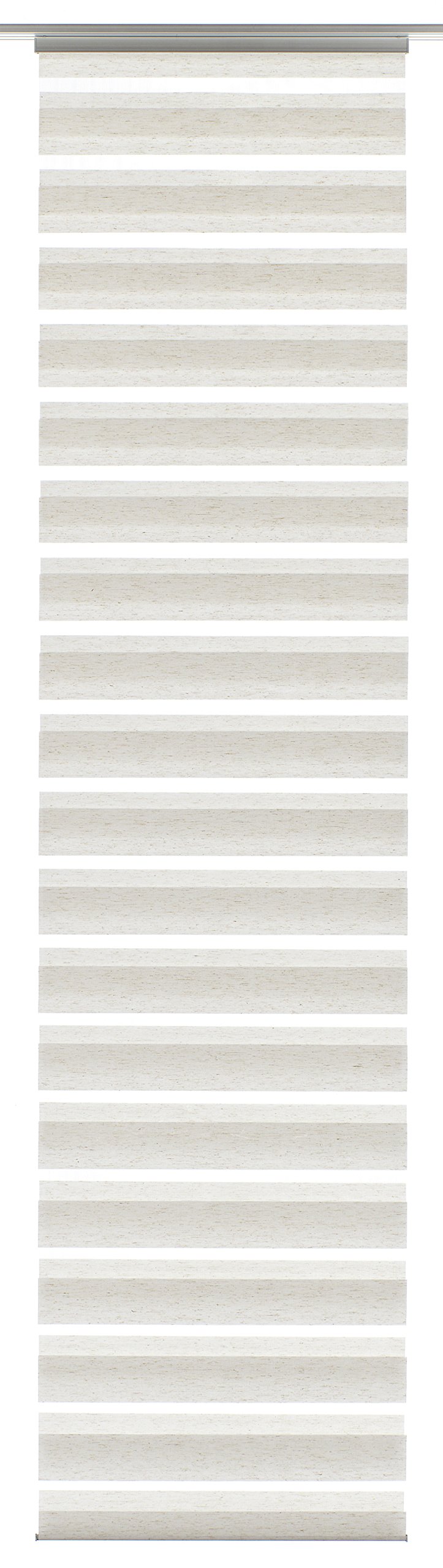 GARDINIA Solid Flächenvorhang 60x245 cm Weiß Polyester