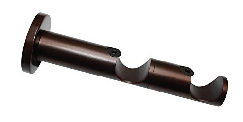 GARDINIA Windsor Kombiträger 25/25 mm Gardinenträger Bronze 8/6 cm