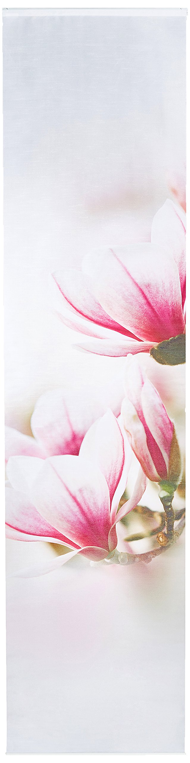 Home Fashion Schiebegardine Rosa 245x60 cm Seidenoptik