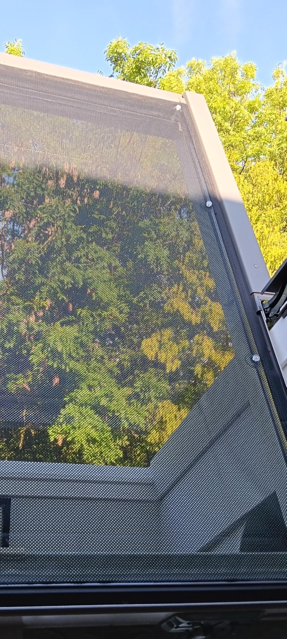 GARDINIA Solid Sonnenschutz schwarz 100x150 cm Hitzeschutz