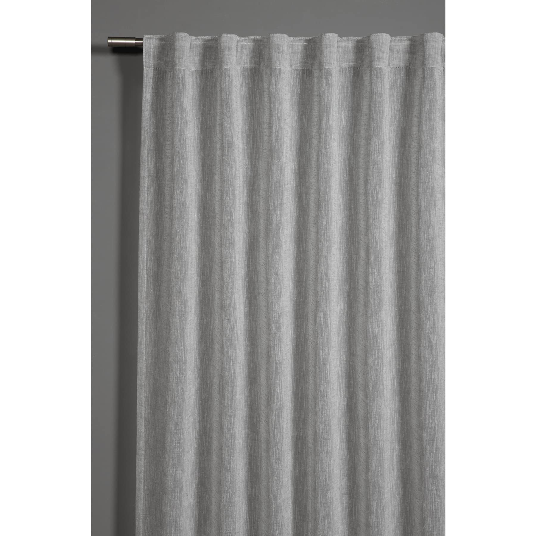 GARDINIA Country Schlaufenschal 140x245 Weiß Transparent