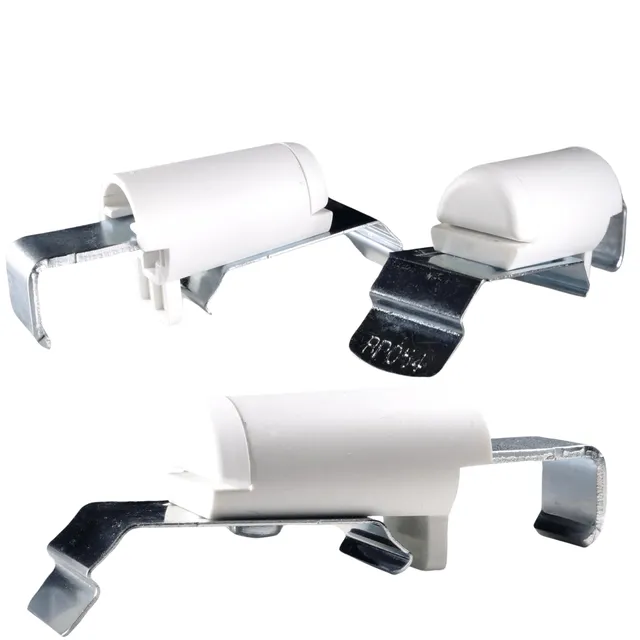 Brillant Zubehör Klemmträger Doppelrollo 35 mm Weiß 2 Stück