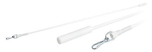 Gardinia Chicago Schleuderstab Weiß 75 cm 2 Stück Metall