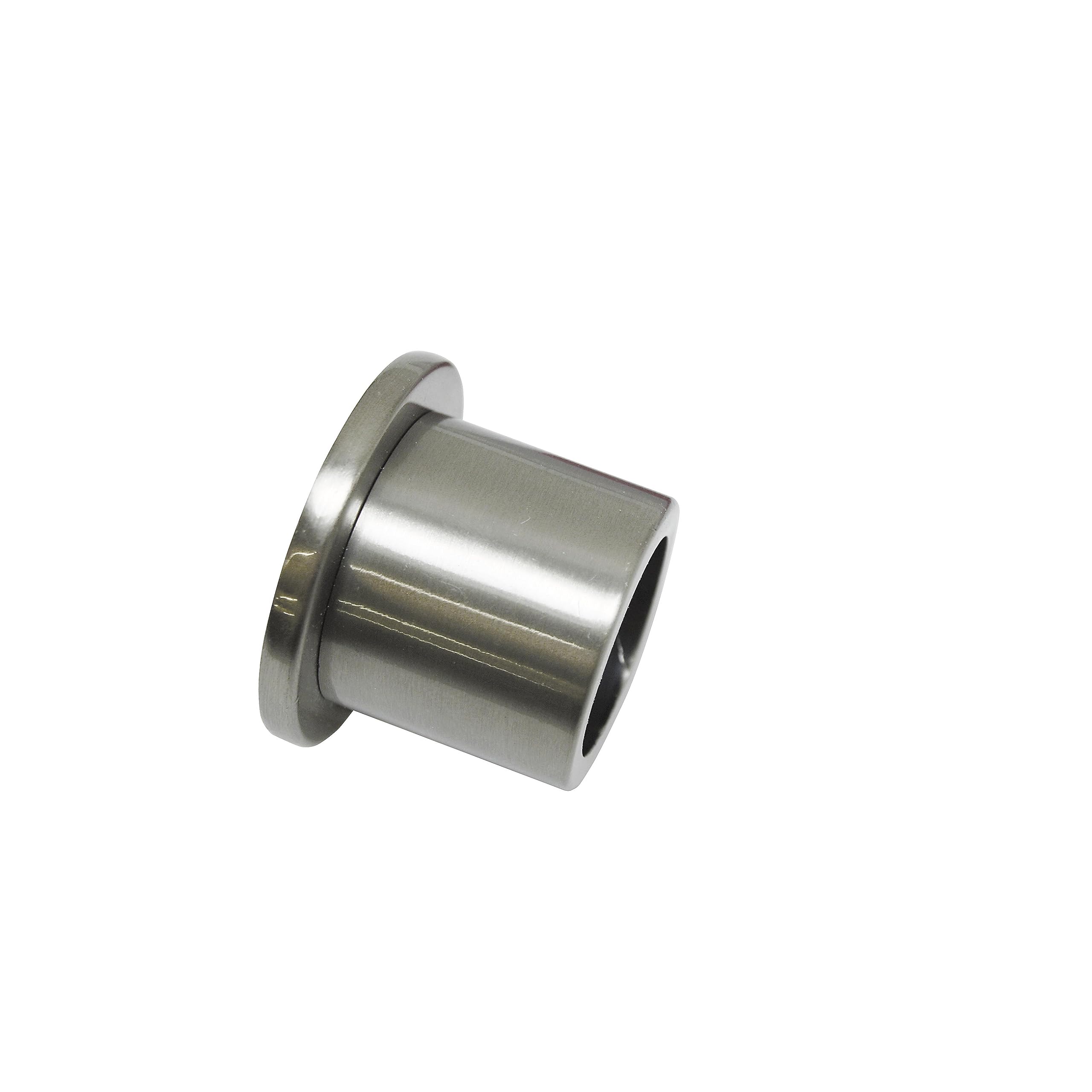 GARDINIA Windsor Wandlager Ø25 mm Edelstahl-Optik Metall