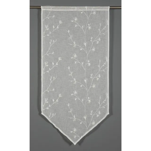 GARDINIA Country Spitzpanneaux Gardine 60x120 weiß Stickerei