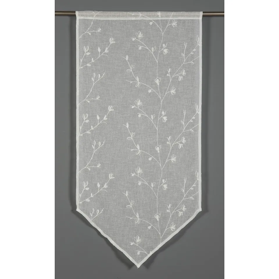 GARDINIA Country Spitzpanneaux Gardine 60x120 weiß Stickerei