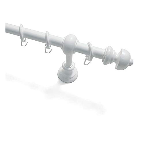 GARDINIA Chicago Bergamo Gardinenstange weiß 160 cm Metall