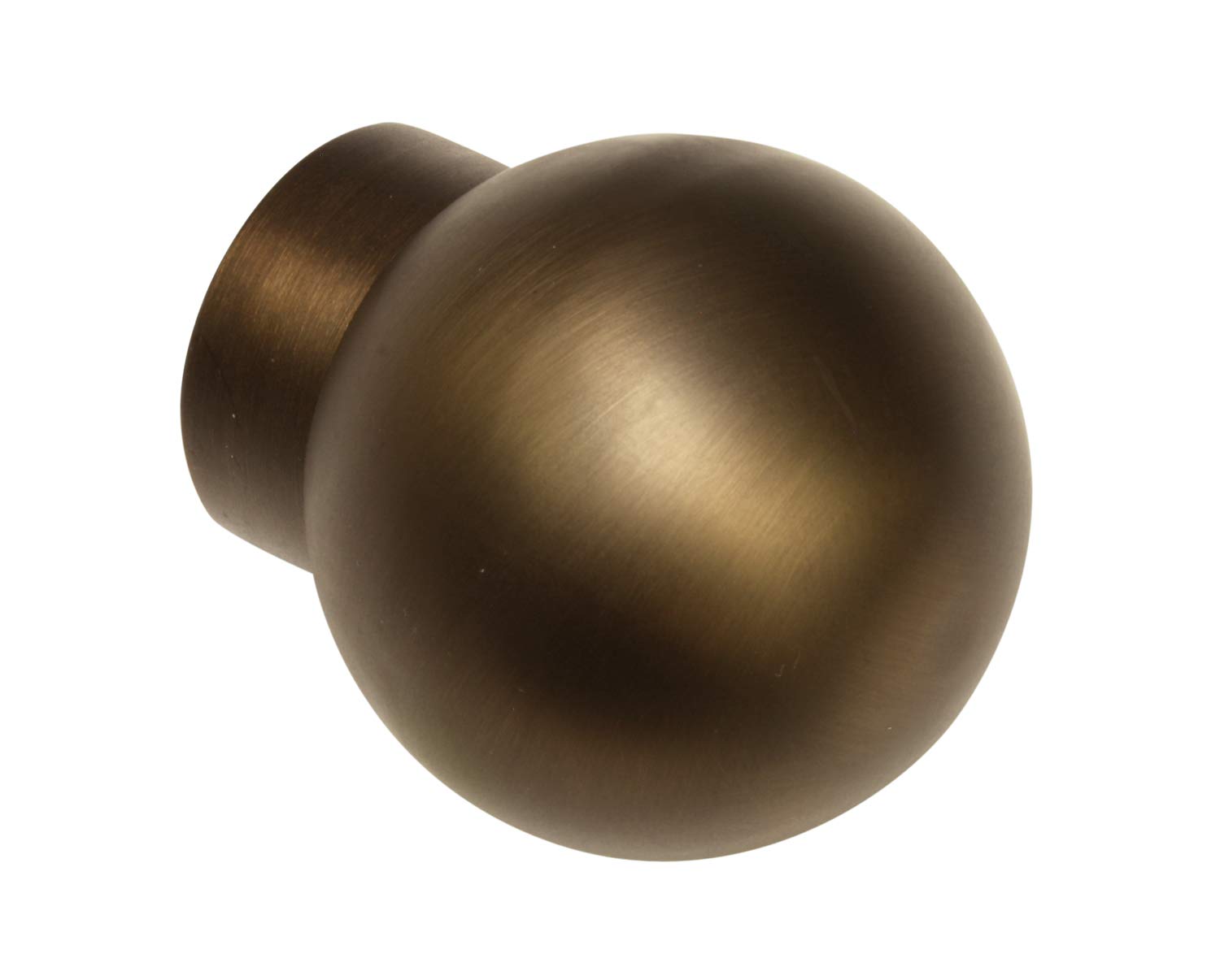 GARDINIA Windsor Endknopf Kappe Ø25 mm Edelstahl 2 Stk.