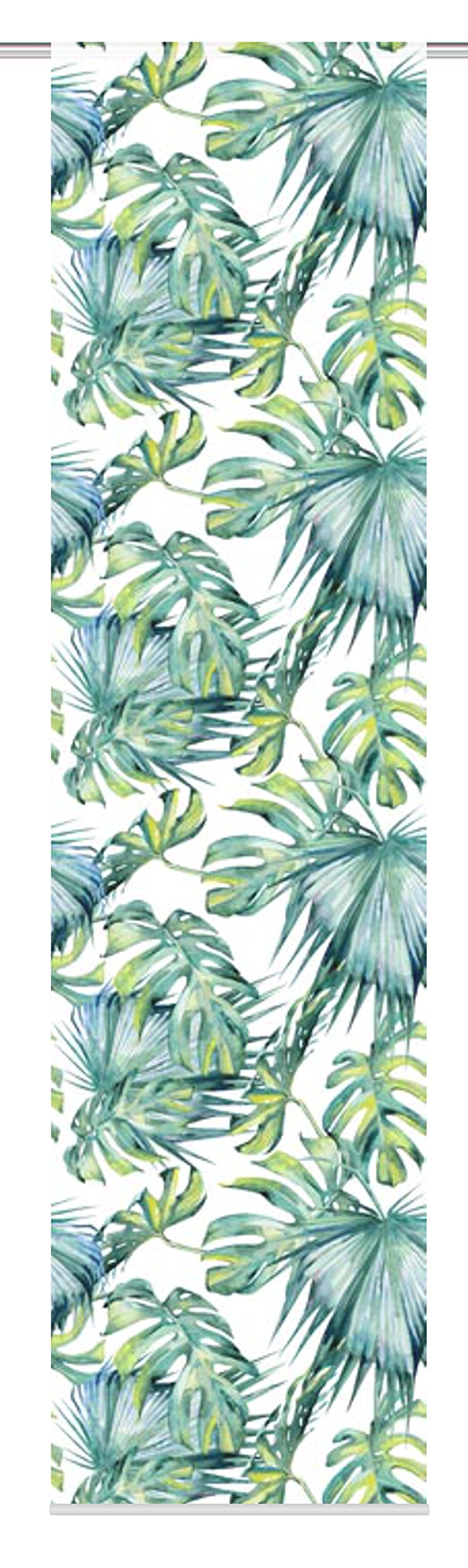 Home Fashion Schiebegardine Jungle Schiebevorhang 245x60 grün blickdicht