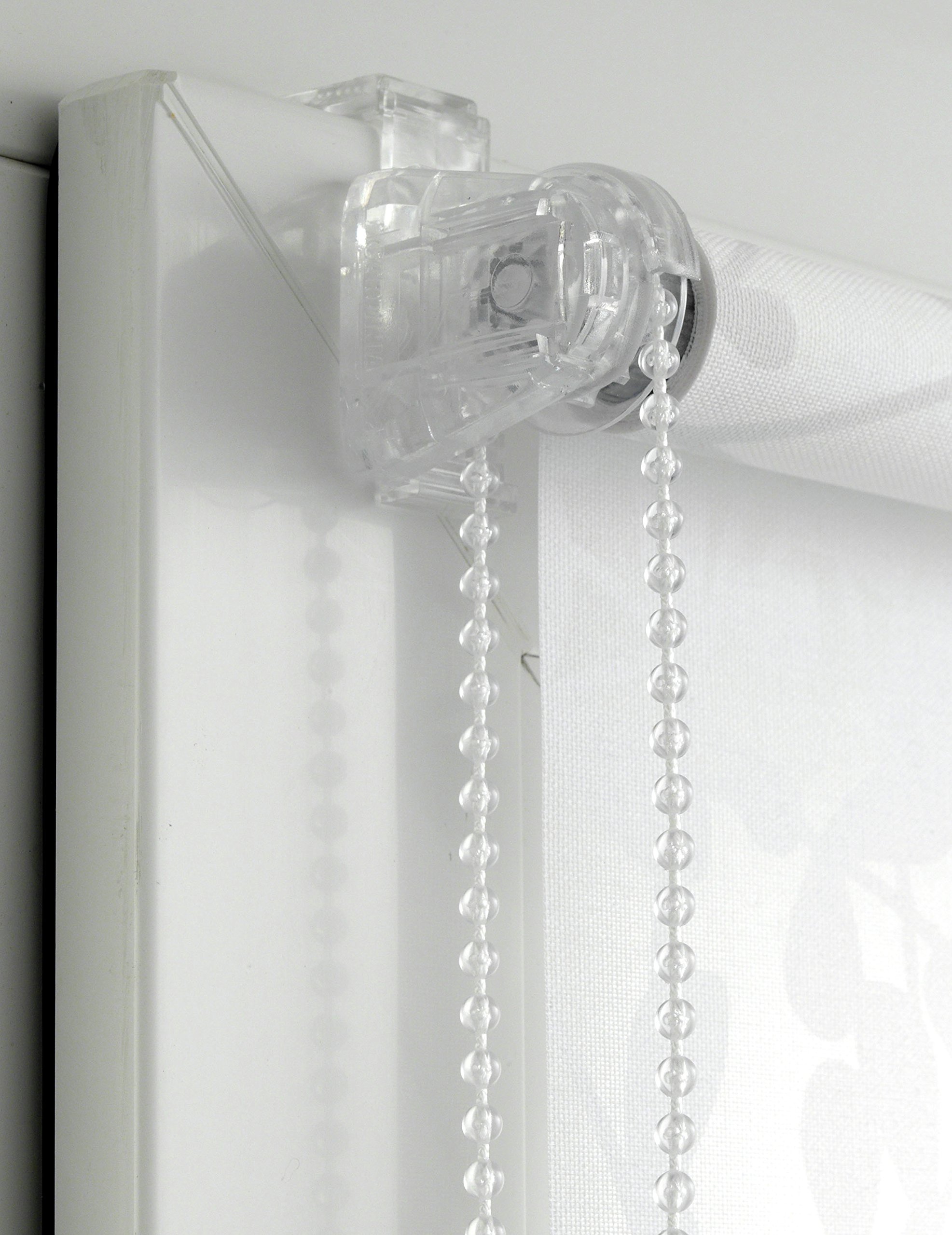 GARDINIA Seitenzug-Rollo Umbauset Transparent 6-teilig