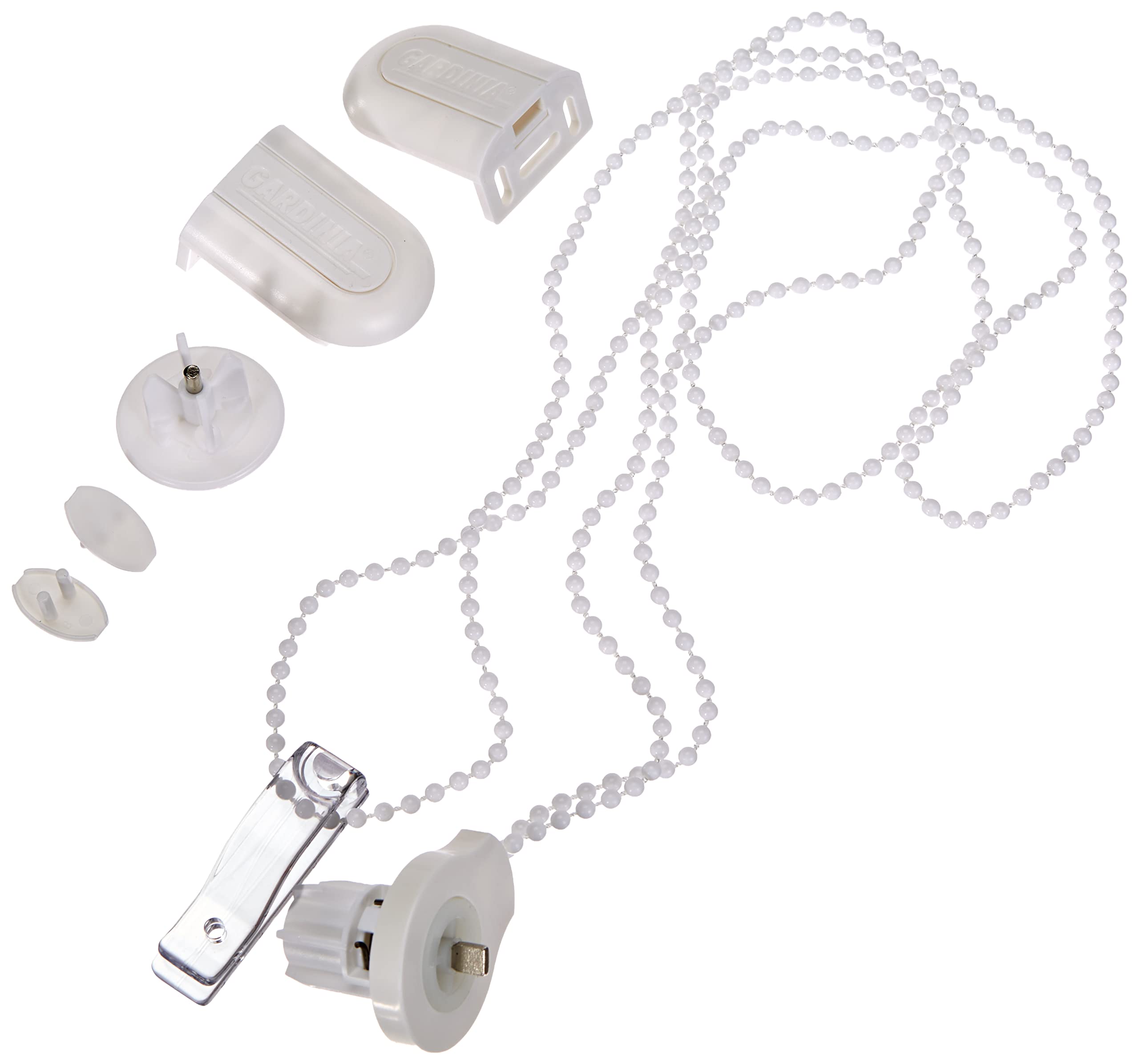 Gardinia Seitenzug-Rollo Umbau-Set GT-1 Weiß Wandmontage