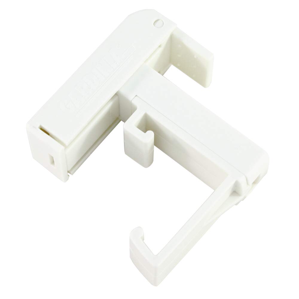 GARDINIA EASYFIX Klemmträger Schwarz 25 mm