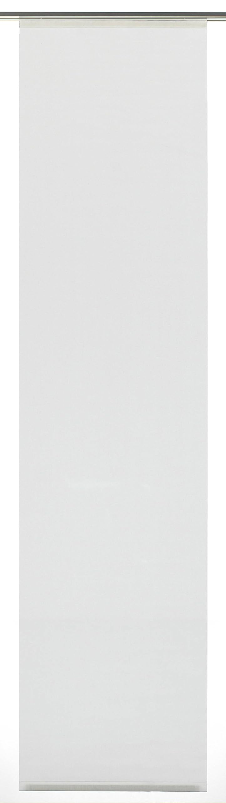 Gardinia Solid Flächenvorhang 60x245 cm weiß lichtdurchlässig