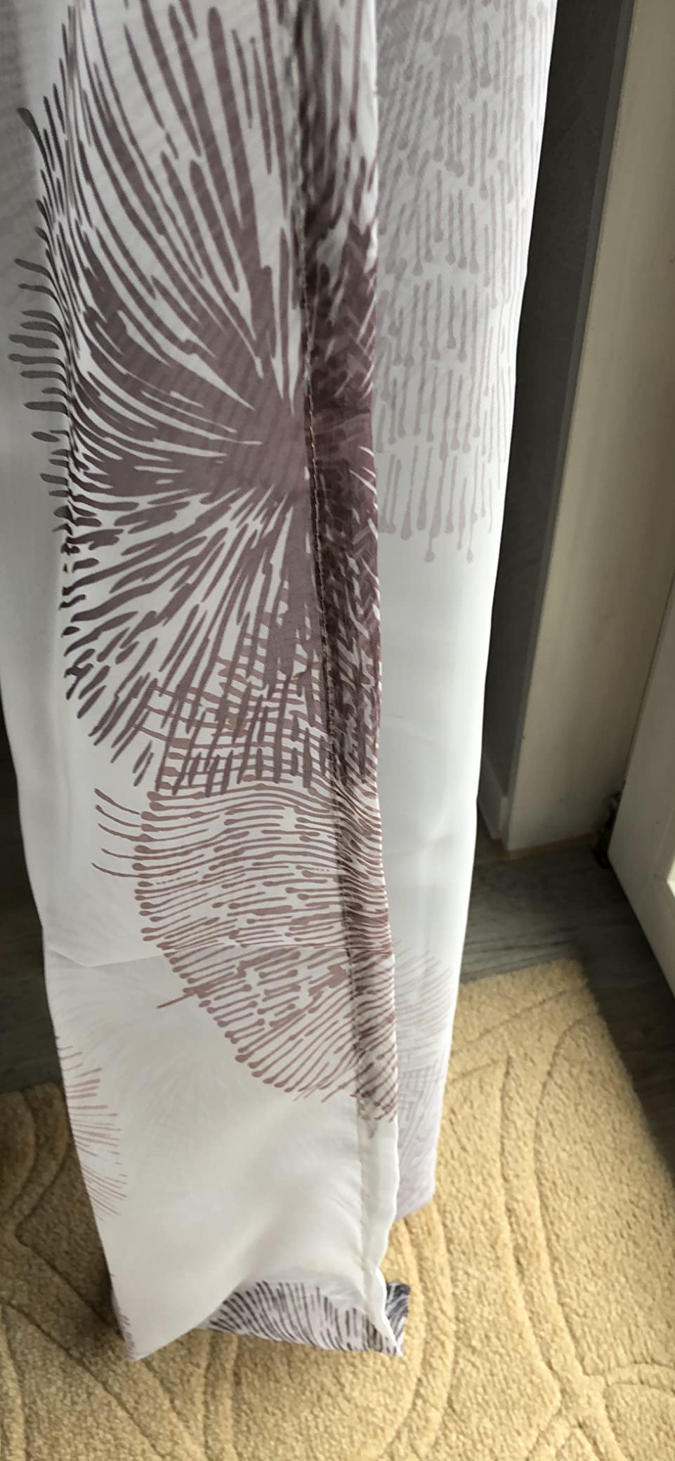 Home Fashion Rawlins Schlaufenschal 225x140 cm Grün bedruckt