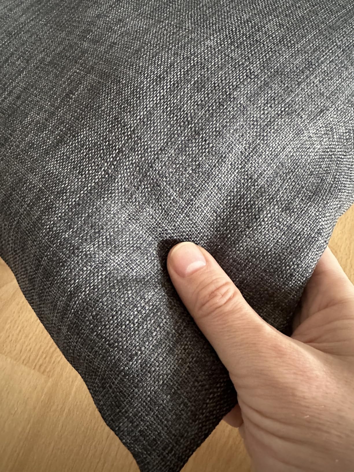 Homing St. Tropez Kissenhülle 40x40 dunkelblau Leinen-Optik