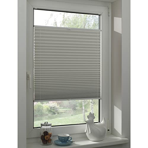 GARDINIA Plissee Concept Thermo Plissee 90x130 cm Grau