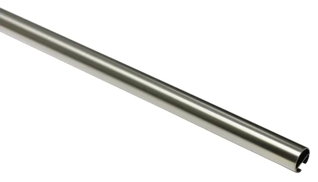 Gardinia Chicago Gardinenstange 20 mm 160 cm Edelstahl-optik Innenlauf