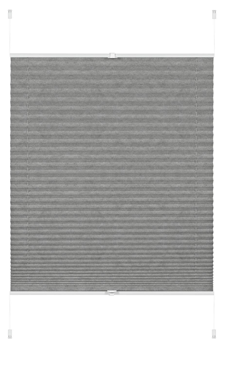 Gardinia EASYFIX Plissee Lilly Grau 70x130 cm