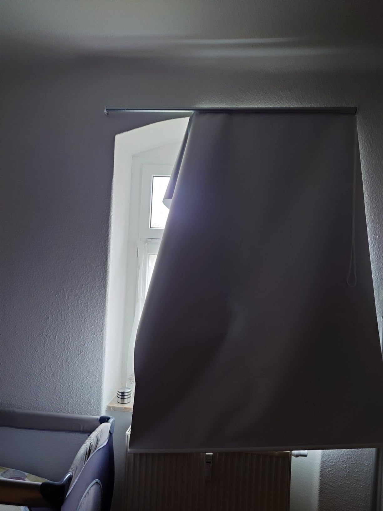Gardinia Seitenzug-Rollo Thermo Weiß 142 x 180 cm