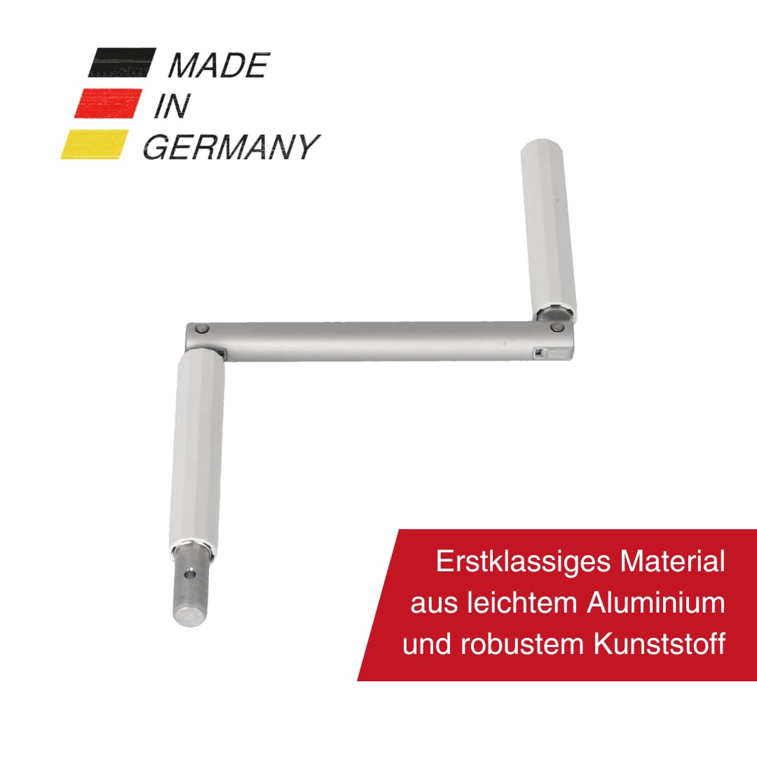WAREMA Terrea Knickkurbel Raffstore-Kurbel 14 cm Aluminium