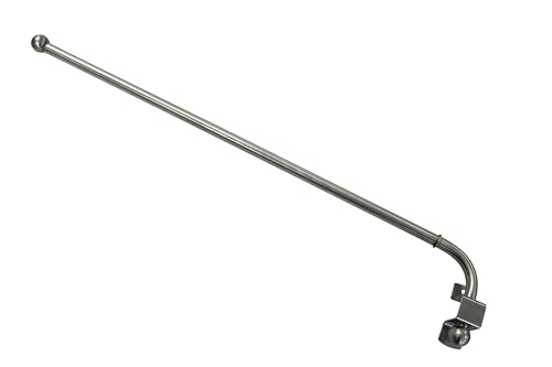 GARDINIA Denver Schwenkstange 55-85cm Edelstahl-Optik