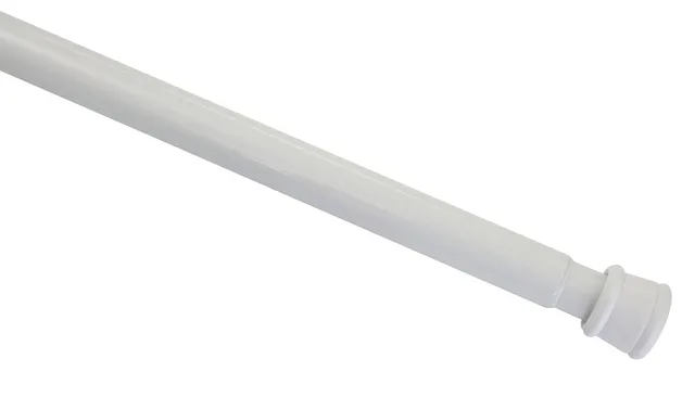 GARDINIA Denver Spannstange Metall 80-130cm weiß ohne Bohren