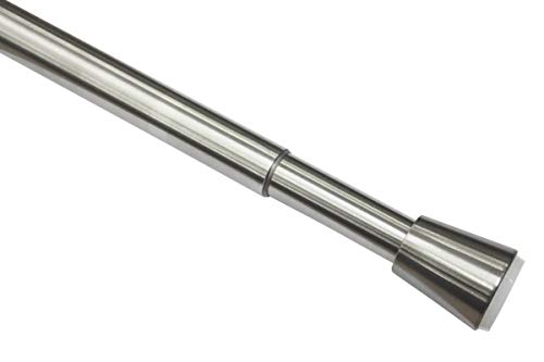 GARDINIA Denver Spannstange 90-140 cm Edelstahl ohne Bohren