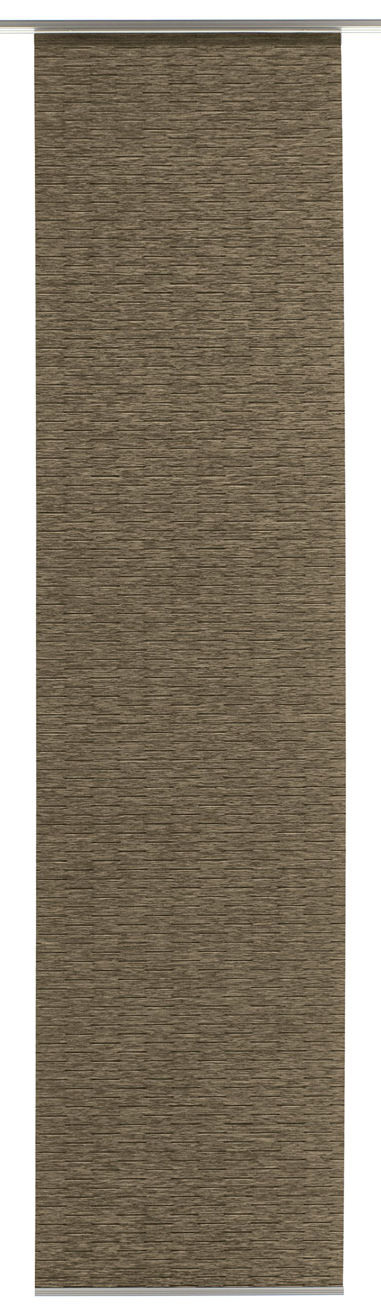 Gardinia Solid Flächenvorhang braun 60x245 Nougat lichtdurchlässig