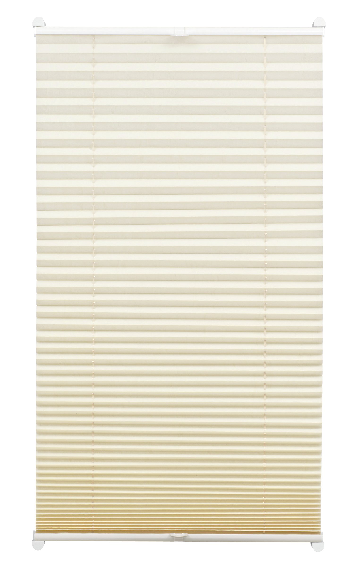 Gardinia EASYFIX Plissee 50x130 Elfenbein blickdicht klemmen
