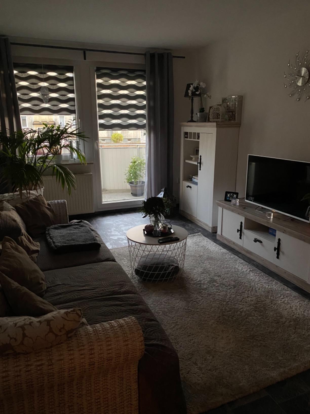 K-HOME Doppelrollos Welle Doppelrollo Weiß 40x150 cm