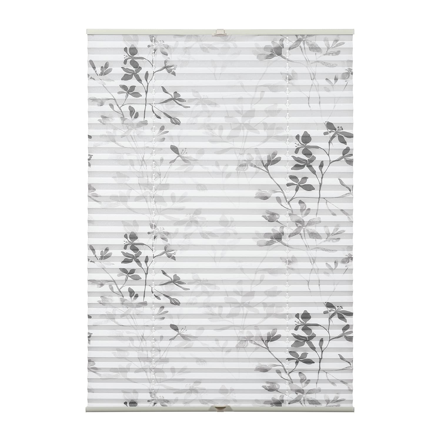 GARDINIA Bella EASYFIX Plissee Weiß 80x130 cm blickdicht